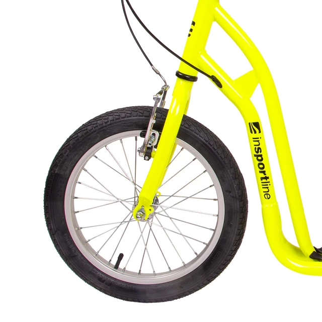 Hulajnoga miejska inSPORTline Milester 16/12" ∙ pompowane koła ∙ hamulce V-brake ∙ nośność 100 kg ∙ regulowana kierownica