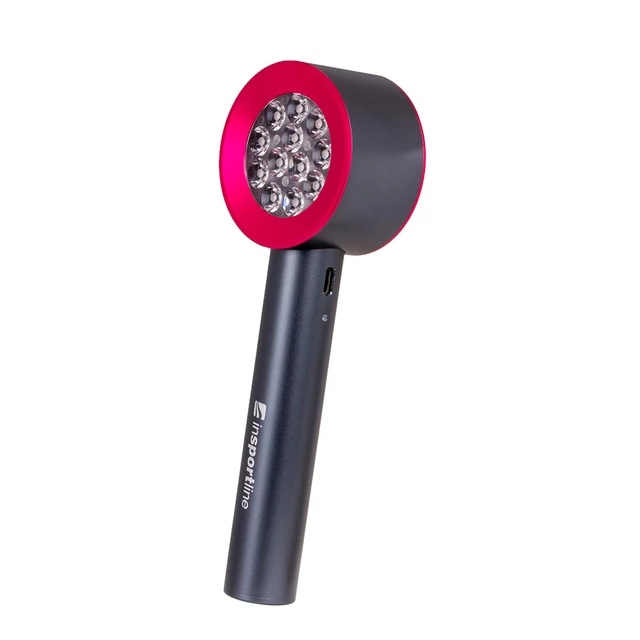 Lampa kolagenowa inSPORTline Coladan ∙ terapia światłem czerwonym ∙ do twarzy i ciała ∙ 2 poziomy mocy ∙ ładowanie USB