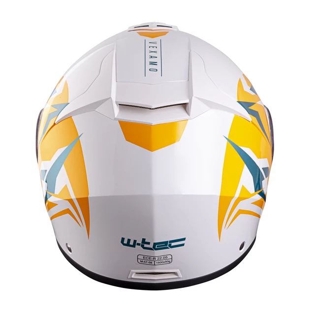 Kask motocyklowy szczękowy z blendą W-TEC Vexamo PI Graphic z Pinlockiem - Black Graphic