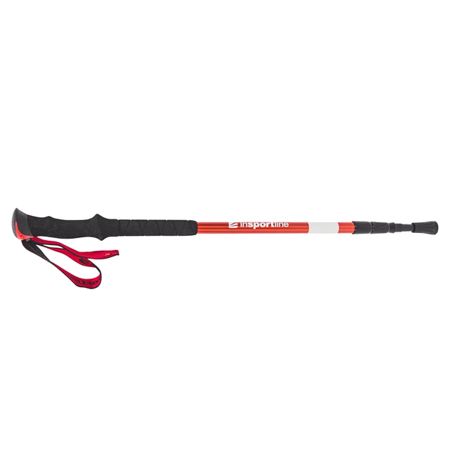 Kijki trekkingowe inSPORTline Altiplano 100 Pair ∙ 3-sekcyjne teleskopowe ∙ antywstrząsowe ∙ odblaskowe ∙ ergonomiczne rączki ∙ para 540 g