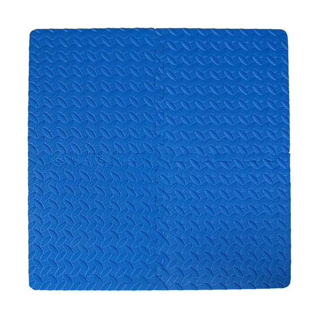 Mata antypoślizgowa puzzle inSPORTline Famkin ∙ 12 elementów 30×30×1,2 cm ∙ materiał PE ∙ obciążenie max 120 kg ∙ z krawędziami