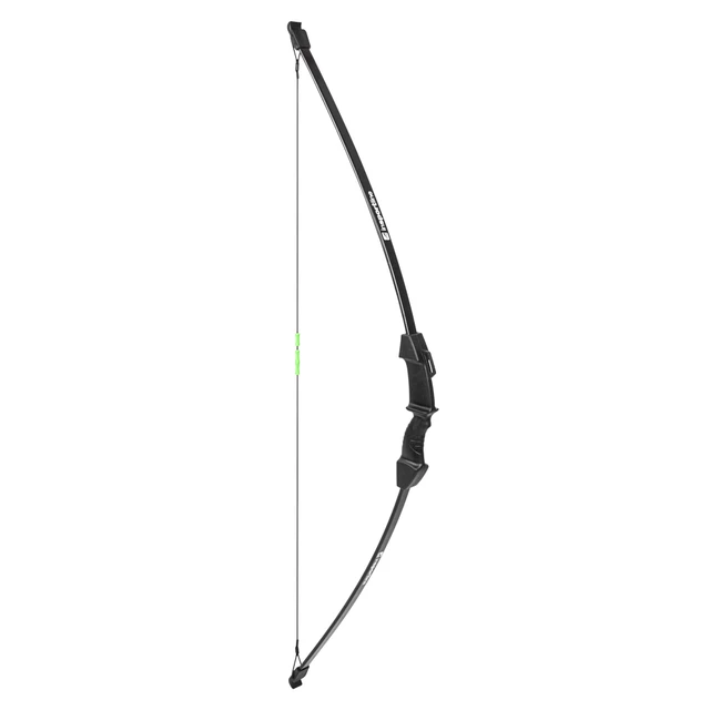 Zestaw łuczniczy inSPORTline Hizza ∙ klasyczny łuk 15 lbs ∙ 2 strzały z włókna szklanego ∙ tarcza 40 cm ∙ ergonomiczny uchwyt - Czarny