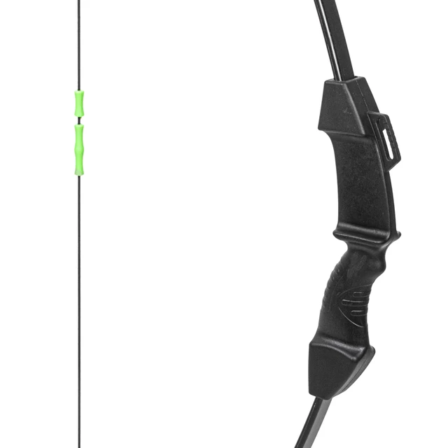 Zestaw łuczniczy inSPORTline Hizza ∙ klasyczny łuk 15 lbs ∙ 2 strzały z włókna szklanego ∙ tarcza 40 cm ∙ ergonomiczny uchwyt - Czarny