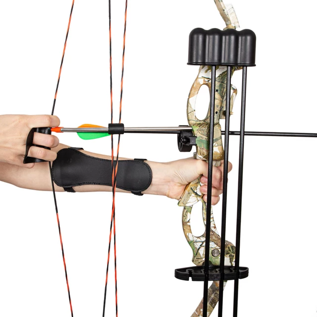 Zestaw łuczniczy inSPORTline Monyta ∙ 20 lbs naciąg ∙ 4 strzały z włókna szklanego ∙ uchwyt na strzały ∙ 0,9 kg