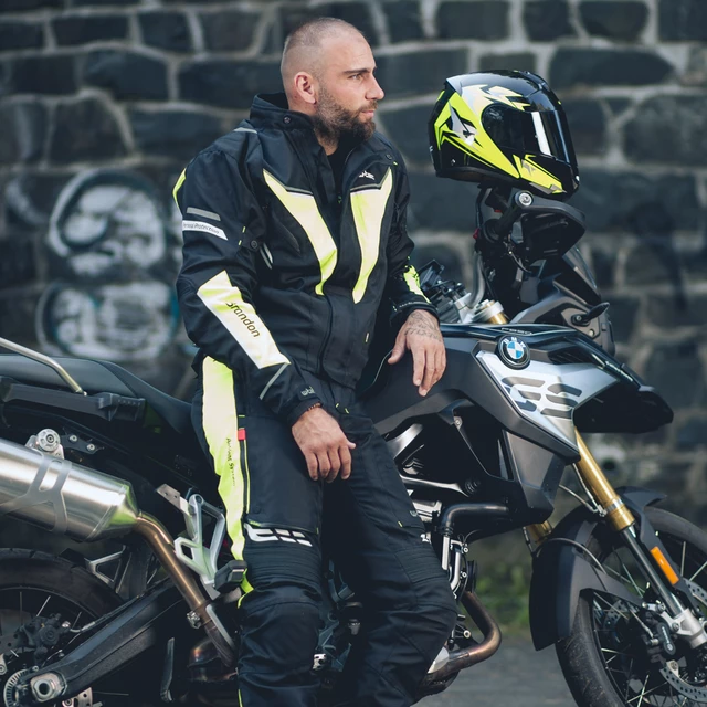 Kask motocyklowy szczękowy z blendą W-TEC Vexamo PI Graphic z Pinlockiem - Black Graphic