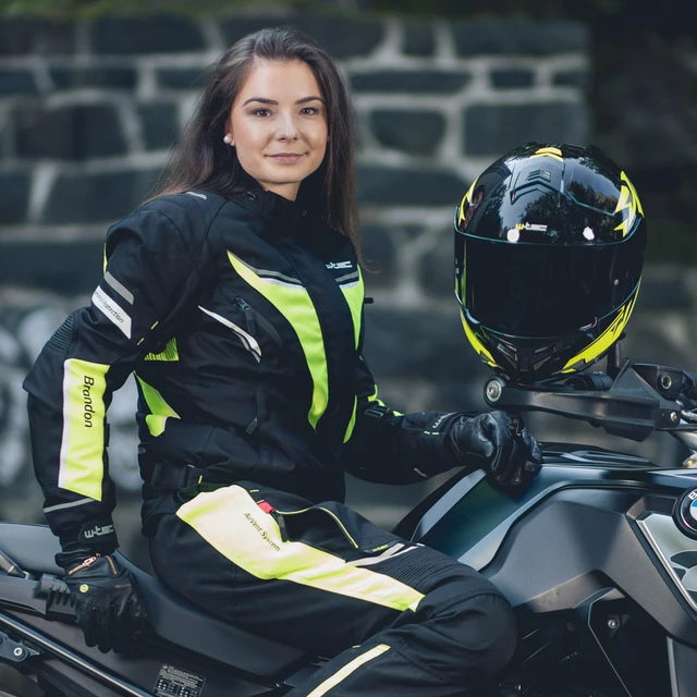 Kask motocyklowy szczękowy z blendą W-TEC Vexamo PI Graphic z Pinlockiem - Black Graphic