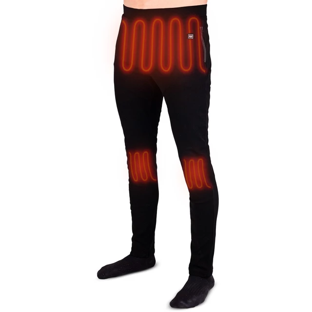 Ogrzewane spodnie męskie termoaktywne W-TEC Insupants ∙ system Active Heat Core ∙ 3 tryby 40-50°c ∙ na powerbank USB ∙ termoizolacja