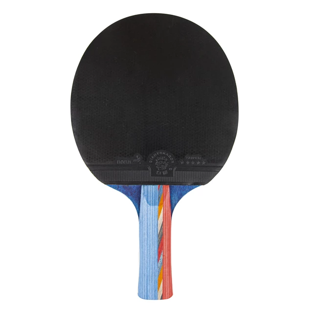 Profesjonalna rakietka do ping-ponga inSPORTline Shootfair S5 ∙ prędkość 88 ∙ rotacja 82 ∙ kontrola 82 ∙ 5-warstwowe drewno ∙ ITTF