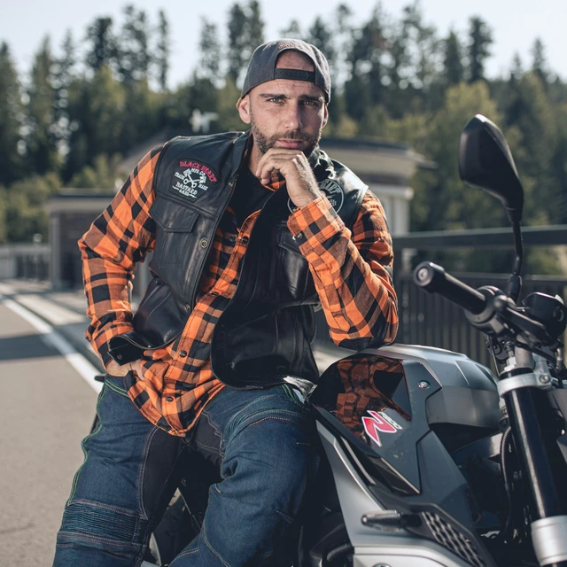 Koszula motocyklowa W-TEC Terchis - Czerwony