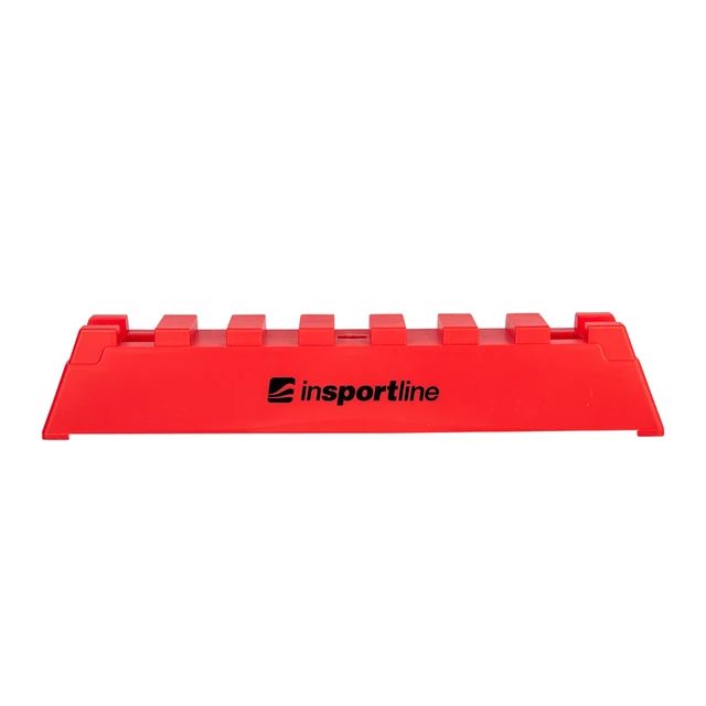 Przeszkoda sportowa / treningowa inSPORTline Rectangle ∙ żółta ∙ do slalomu ∙ nośność słupków 25 mm - Czerwony - Czerwony