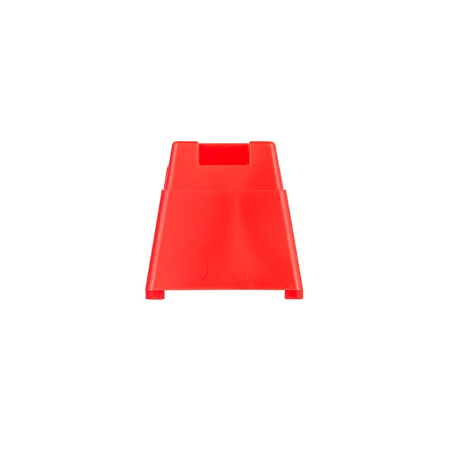 Przeszkoda sportowa / treningowa inSPORTline Rectangle ∙ żółta ∙ do slalomu ∙ nośność słupków 25 mm - Czerwony