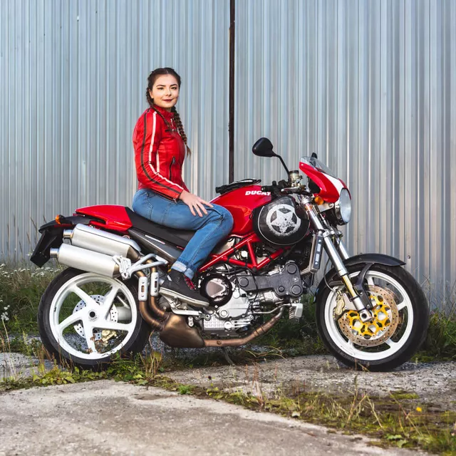 Damskie jeansowe spodnie motocyklowe W-TEC Panimali - Ciemny niebieski