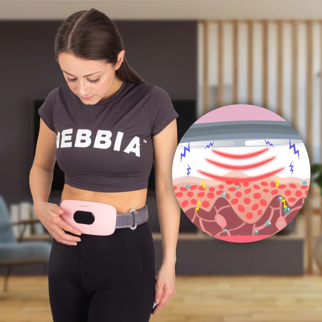 Pas masujący inSPORTline Barryfer ∙ ogrzewanie do 42 °C ∙ masaż powietrzny + EMS + wibracje