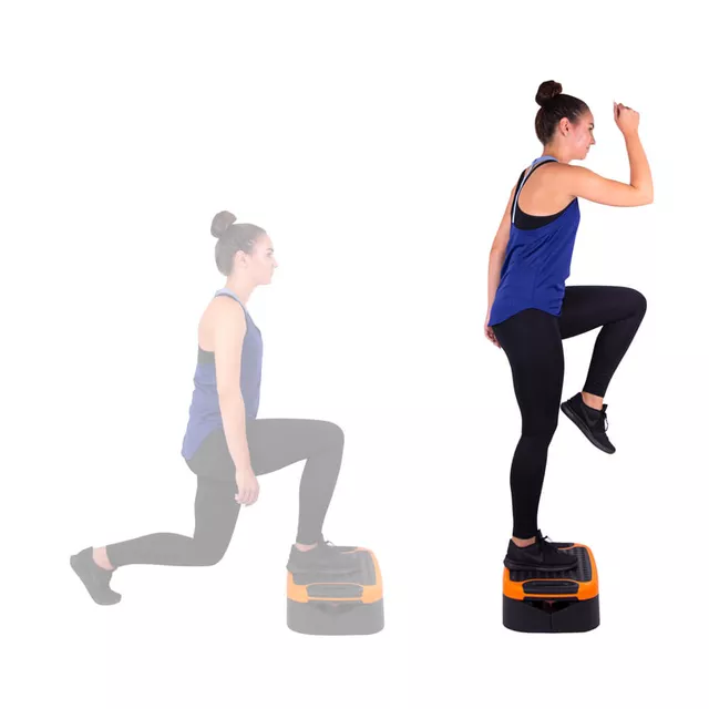Wielofunkcyjny step do aerobiku inSPORTline Multifun ∙ z platformą balansu ∙ 3,6 kg ∙ antypoślizgowy ∙ stabilne nóżki ∙ nośność 200 kg