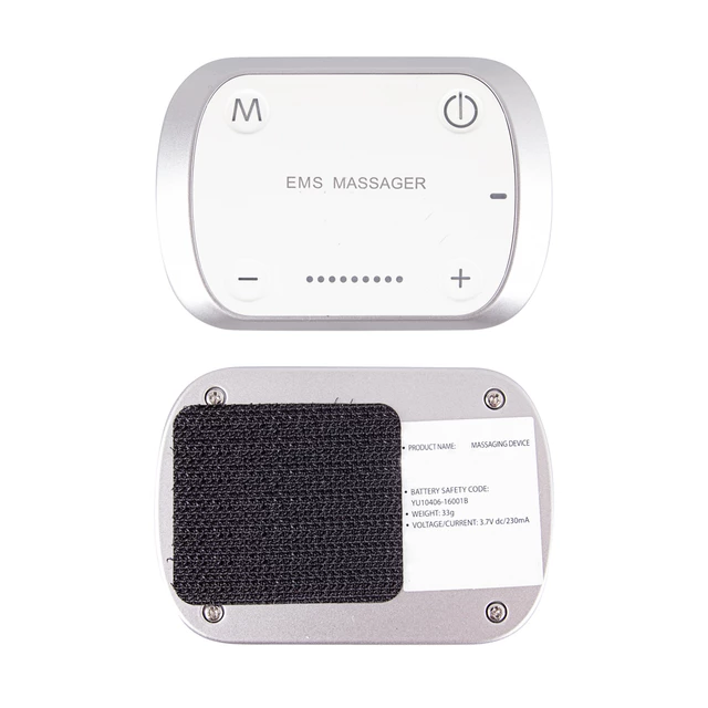 Elektryczny pas masujący inSPORTline Gomun ∙ masaż + elektrostymulacja ∙ 6 programów ∙ pilot LED ∙ obwód 75-120 cm