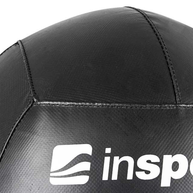Piłka lekarska inSPORTline Walbal SE 20 kg ∙ możliwość mocowania gum / lin ∙ podwójne szycie ∙ wytrzymała powłoka PVC ∙ BLACK EDITION
