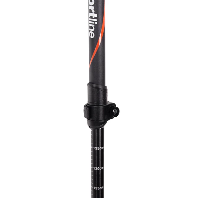 Kijki trekkingowe inSPORTline Montgato ∙ aluminiowe ∙ regulacja 110-140 cm ∙ 590 g/para ∙ 3 sekcje ∙ pianka EVA ∙ grot stalowy