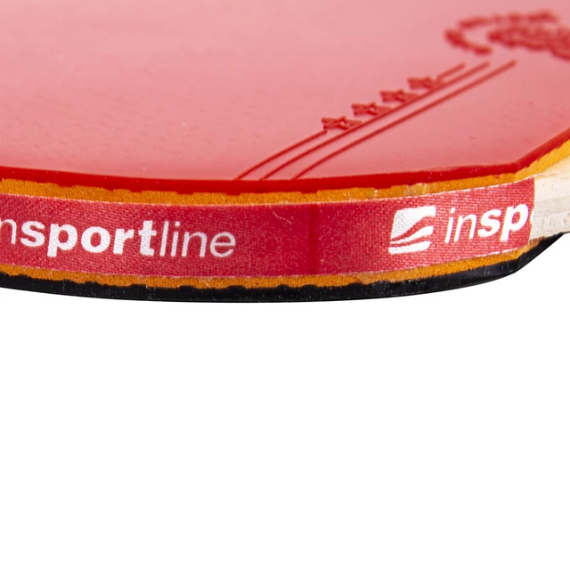 Rakietka do tenisa stołowego inSPORTline Shootfair S4 ∙ ofensywna ∙ wklęsły uchwyt ∙ 5-warstwowe drewno ∙ guma ITTF 1,8 mm ∙ prędkość 80