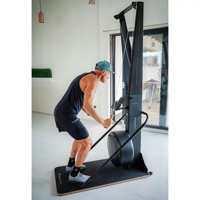 Trenażer narciarski inSPORTline Velocer SKI ∙ 16 stopni oporu ∙ 21 programów ∙ system magnetyczno-powietrzny ∙ nośność 150 kg