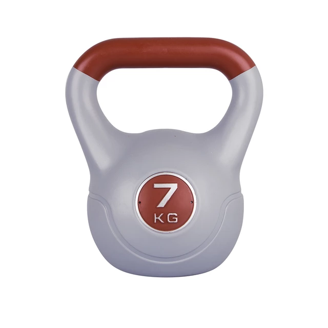Hantle kettlebell inSPORTline Vin-Bell 1-20kg ∙ powłoka winylowa ∙ 4 gumowe podkładki ∙ stabilny chwyt
