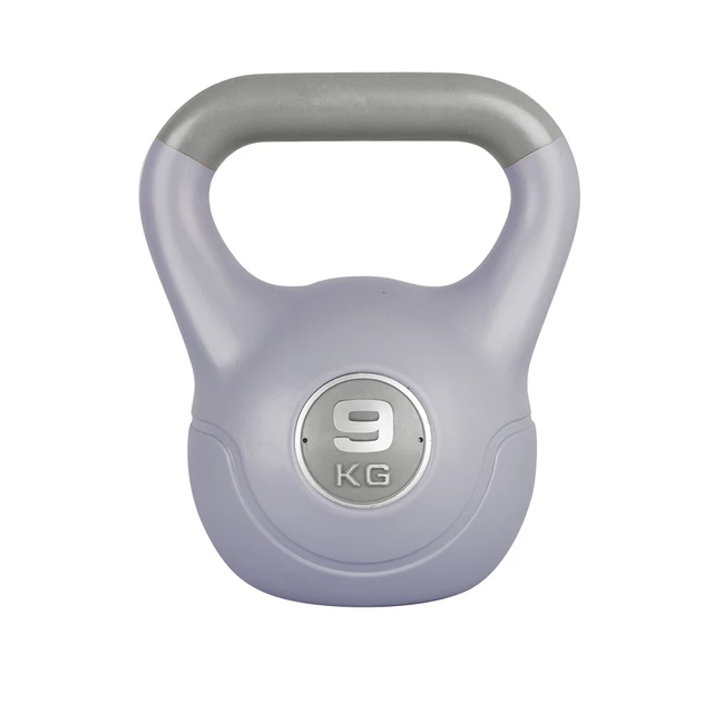 Hantle kettlebell inSPORTline Vin-Bell 1-20kg ∙ powłoka winylowa ∙ 4 gumowe podkładki ∙ stabilny chwyt