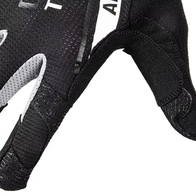 Rękawice treningowe / fitness inSPORTline Taladaro ∙ oddychające ∙ wzmocnione szwy ∙ antypoślizgowe - Czarno-biały