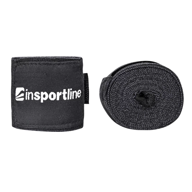 Owijki bokserskie inSPORTline Envolto ∙ 350 cm ∙ para ∙ stabilizacja nadgarstka ∙ rzep ∙ bawełna