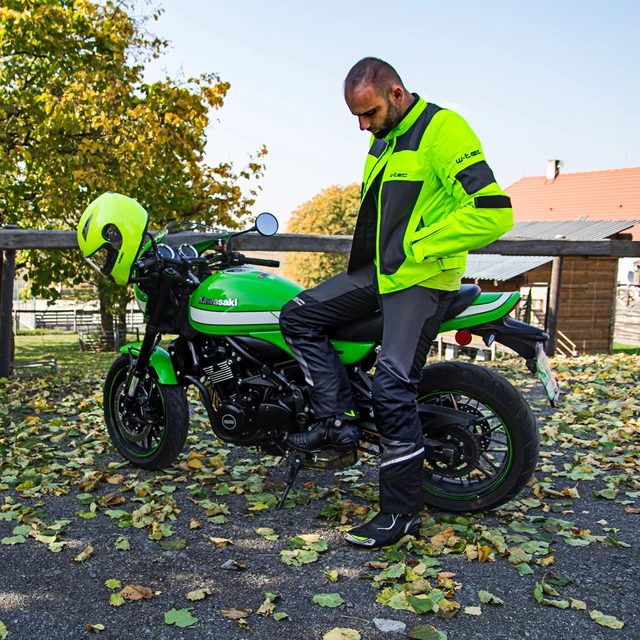 Męskie letnie spodnie motocyklowe W-TEC Alquizar - Czarno-szary