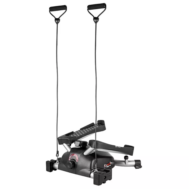 Duży stepper skrętny z linkami inSPORTline Big ∙ regulowane obciążenie ∙ nośność 100 kg ∙ wyświetlacz LCD ∙ cichy