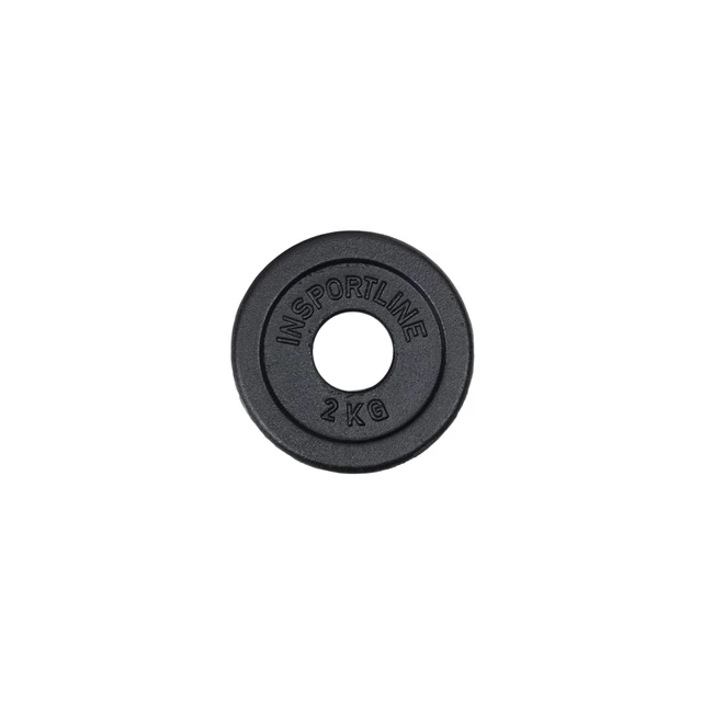 Żeliwne obciążenia olimpijskie inSPORTline Castblack OL 50 mm 2-20 kg ∙ żeliwo ∙ uchwyty ergonomiczne