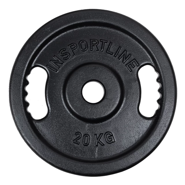 Żeliwne obciążenia olimpijskie inSPORTline Castblack OL 50 mm 2-20 kg ∙ żeliwo ∙ uchwyty ergonomiczne