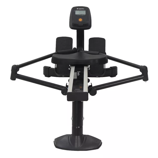 Wioślarz treningowy inSPORTline Power Master X ∙ hydrauliczny system oporu ∙ 12 poziomów oporu ∙ płynny ruch ∙ uchwyt na tablet ∙ LCD