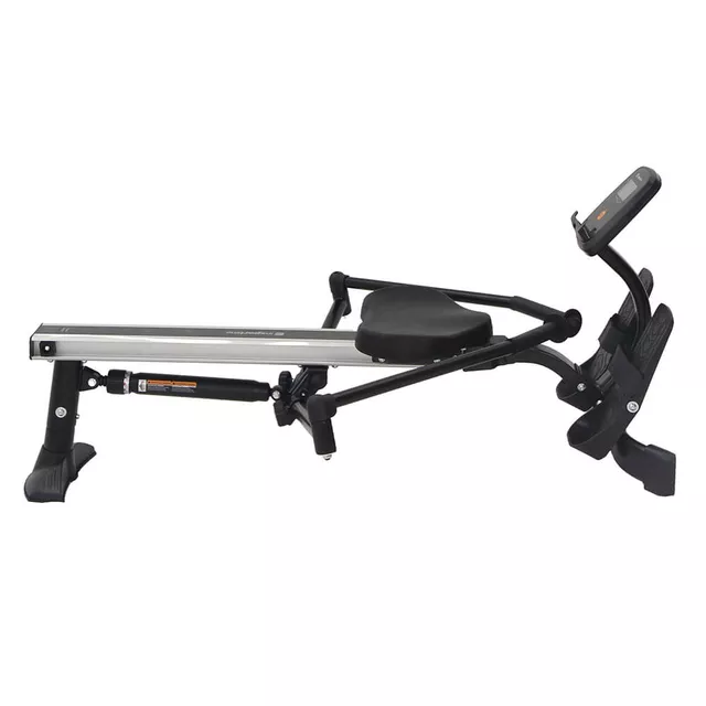 Wioślarz treningowy inSPORTline Power Master X ∙ hydrauliczny system oporu ∙ 12 poziomów oporu ∙ płynny ruch ∙ uchwyt na tablet ∙ LCD