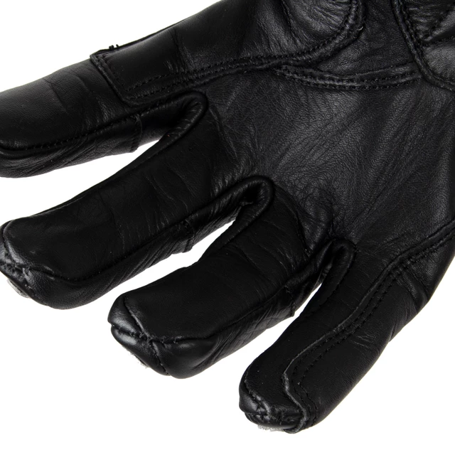 Klasyczne rękawice motocyklowe W-TEC Classic - Białe Czarne Kości