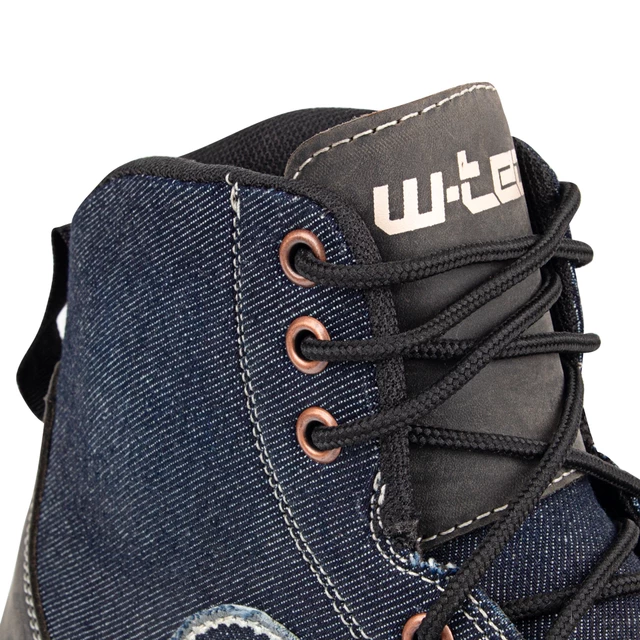 Buty motocyklowe W-TEC Denimo - Niebieski