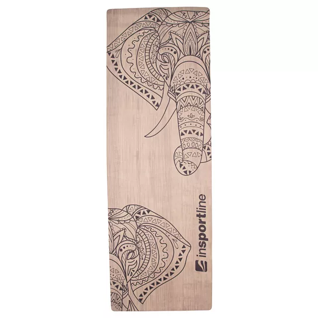 Mata do jogi Sunshine inSPORTline – zamszowa 183 × 61 cm ∙ 4 mm ∙ antypoślizgowa - Czerwony