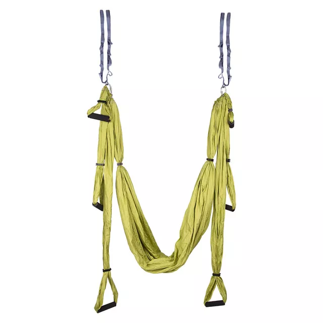 Hamak antygrawitacyjny inSPORTline Hemmok ∙ nośność 200 kg ∙ nylon Taffeta ∙ pasy i wsporniki sufitowe