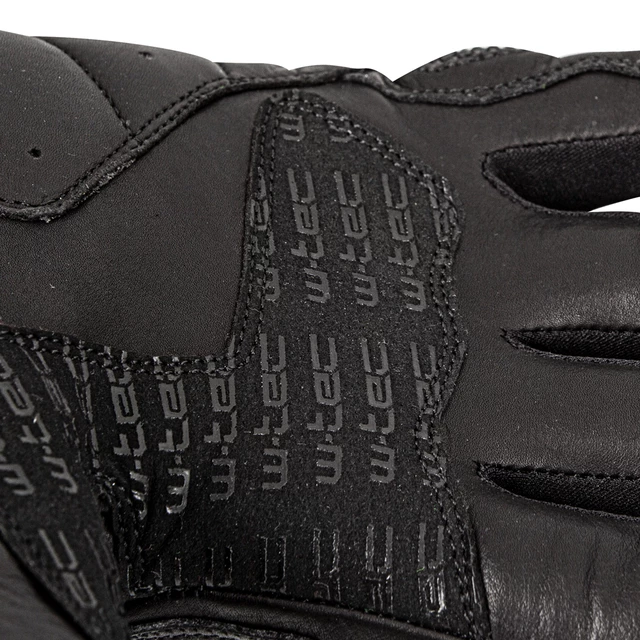 Skórzane rękawice motocyklowe W-TEC Rushin - Black-Fluo Yellow