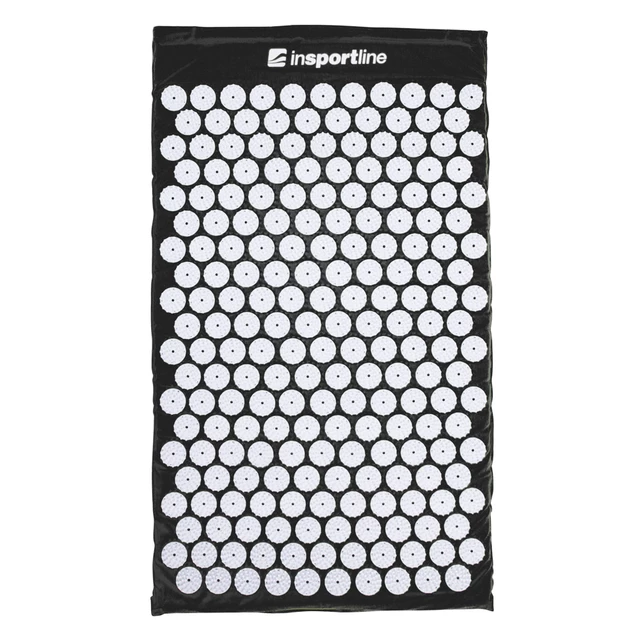 Mata do akupresury inSPORTline AKU-500 ∙ 75×44 cm ∙ 210 płytek ∙ 8820 kolców ∙ relaksująca - Czarny