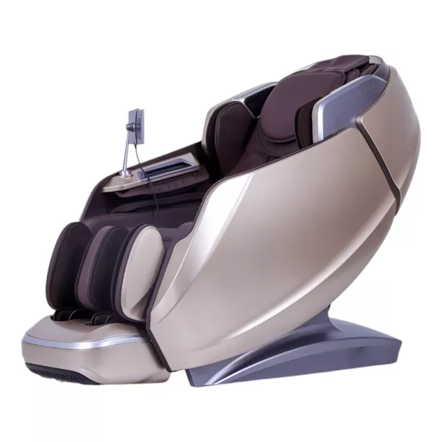Fotel masujący inSPORTline Balsadena ∙ masaż 4D, powietrzny ∙ ogrzewanie ∙ Bluetooth ∙ Zero Gravity ∙ Zero Space - Beżowy