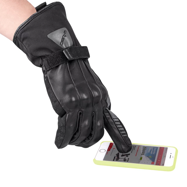 Rękawice motocyklowe W-TEC Heisman - Czarny