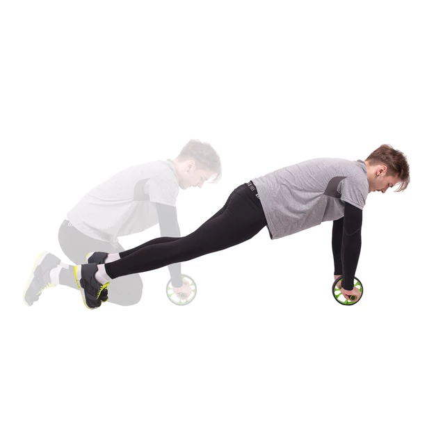 Wałek do ćwiczeń AB Roller inSPORTline AR050 ∙ antypoślizgowy ∙ 18 cm ∙ 90 kg