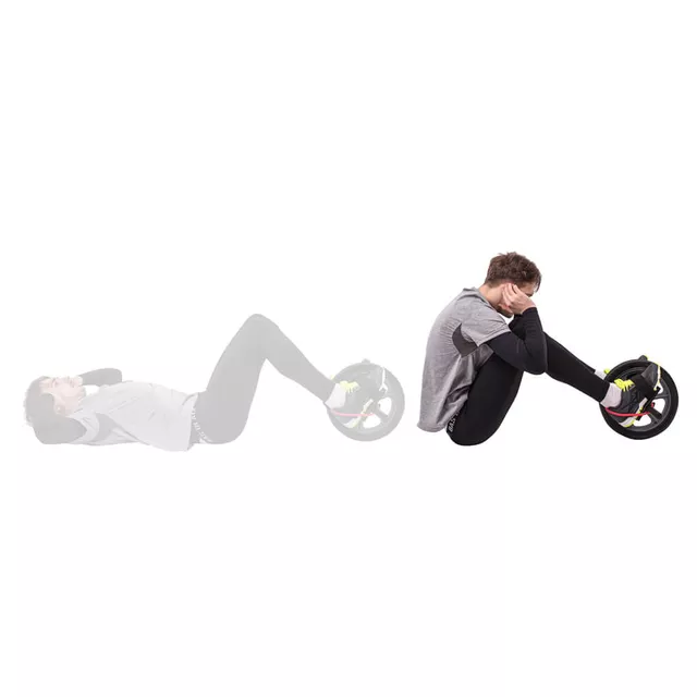 Wałek / roller do brzuszków Ab Roller inSPORTline AR1000 ∙ 35 cm ∙ wytrzymałość 110 kg ∙ antypoślizgowa powierzchnia