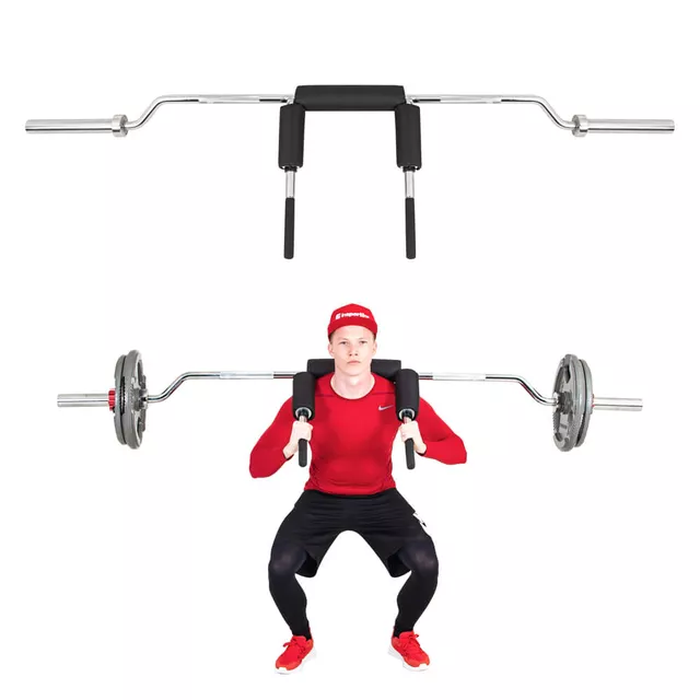 Gryf olimpijski do przysiadów inSPORTline Barsap 220 cm ∙ 50 mm ∙ 22,5 kg ∙ udźwig 317 kg