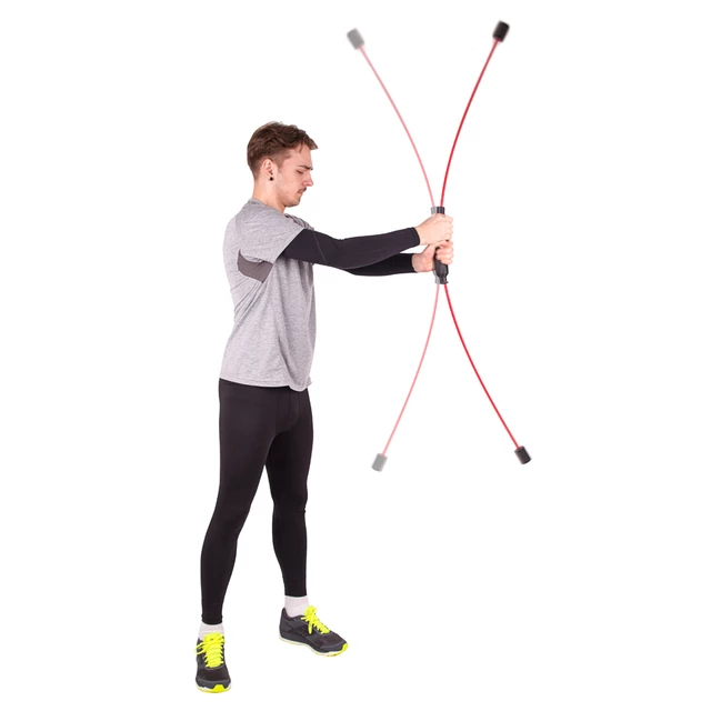 Drążek drgający (Flexi Bar Strong) inSPORTline ∙ 160 cm ∙ włókno szklane ∙ zwiększona trudność ∙ wzmacnia plecy, brzuch, mięśnie