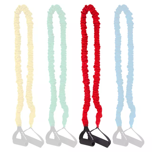 Ekspander gumowy / tubing inSPORTline Morpo RS693 • 130 cm • opór ok. 3,8 kg • uchwyty piankowe