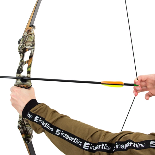 Profesjonalny łuk refleksyjny inSPORTline Pescator ∙ siła naciągu 40 lb ∙ aluminiowy uchwyt ∙ ramiona z włókna szklanego ∙ waga 1,5 kg