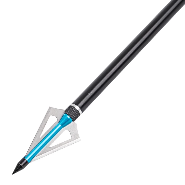 Groty łuczne myśliwskie inSPORTline Trialugo 125 ∙ 6 szt. ∙ grot żyletkowy ∙ 125 gr ∙ aluminiowy korpus