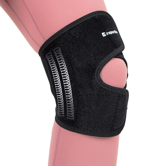 Orteza / stabilizator kolana inSPORTline Kneefort ∙ boczne wzmocnienie ∙ zapięcie na rzep ∙ komfortowy materiał