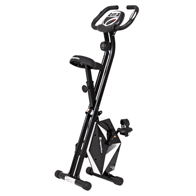Rower treningowy składany inSPORTline Xbike Cube ∙ magnetyczny ∙ nośność 100 kg ∙ regulowany ∙ 8 stopni obciążenia ∙ ergonomiczne siodełko